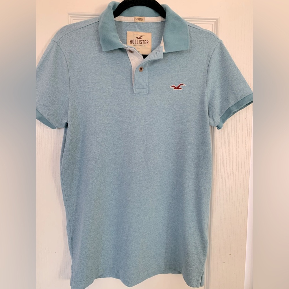 Guys Baby Blue Polo Size Small